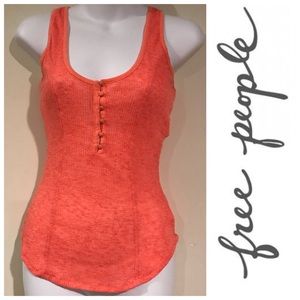 Free People Button Down Tank